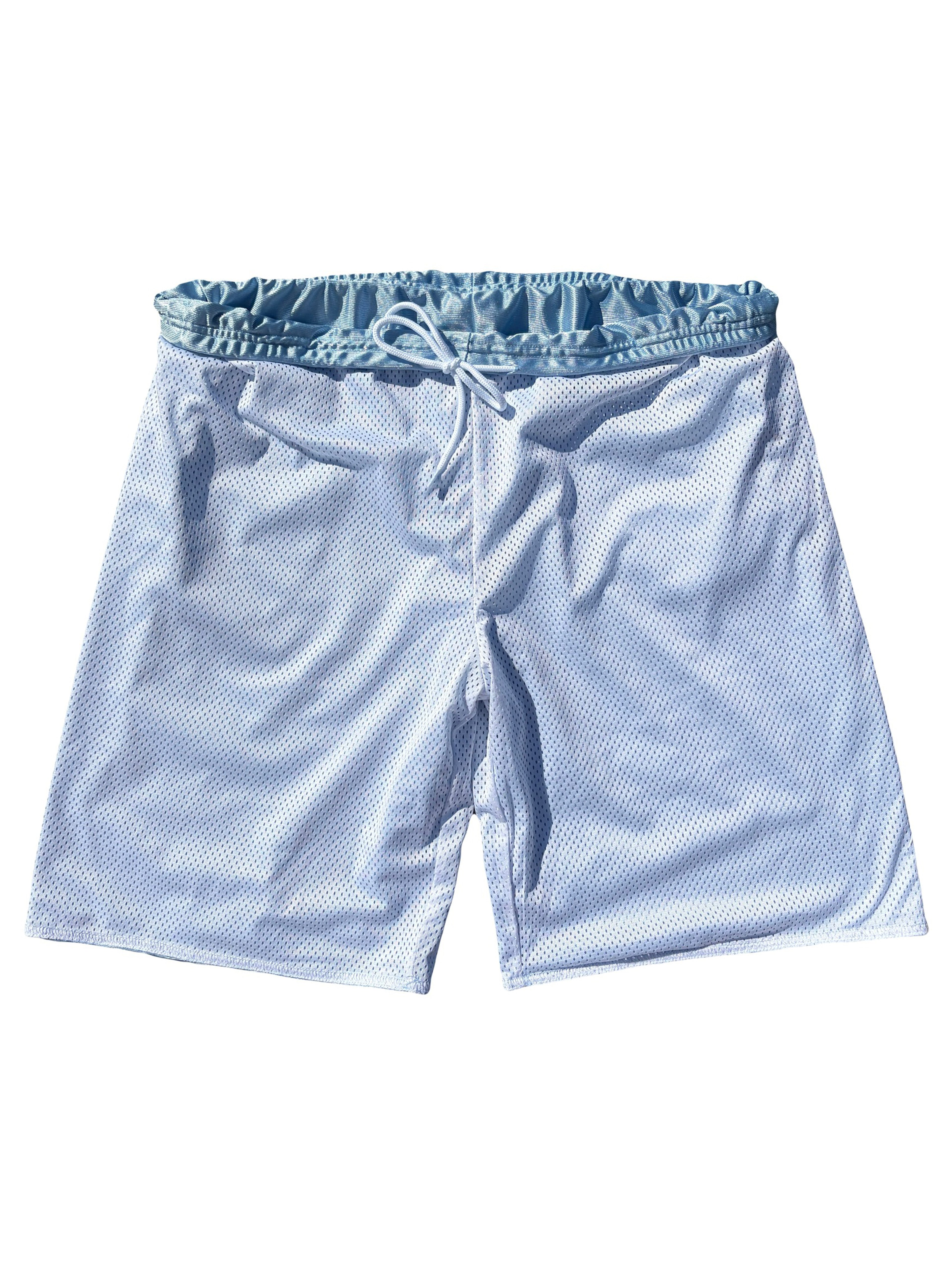 2-in-1 Shorts - Blue and White