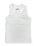 BB racer back tank - White